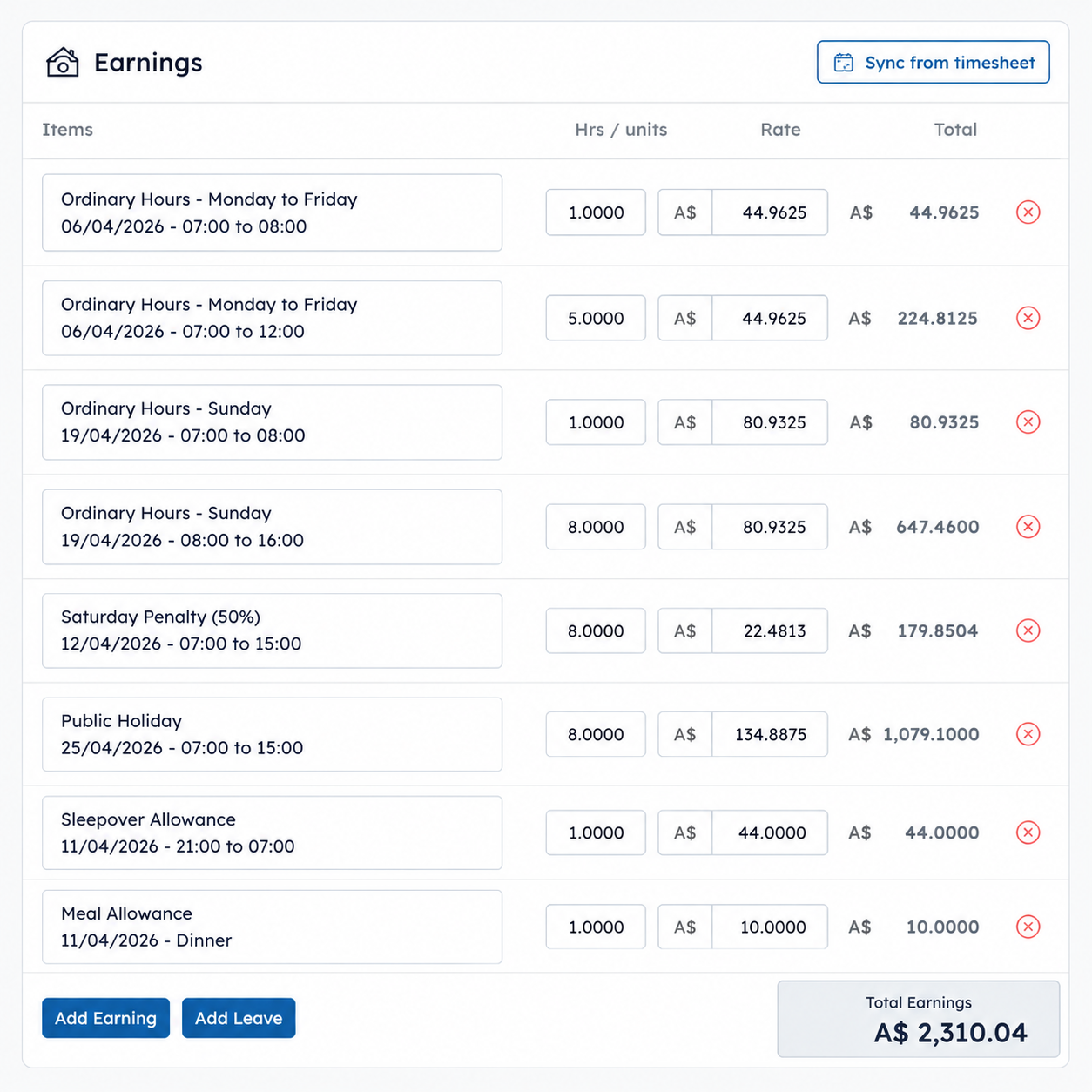 roster to payroll