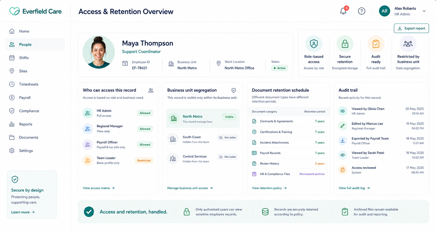 Access and retention 2