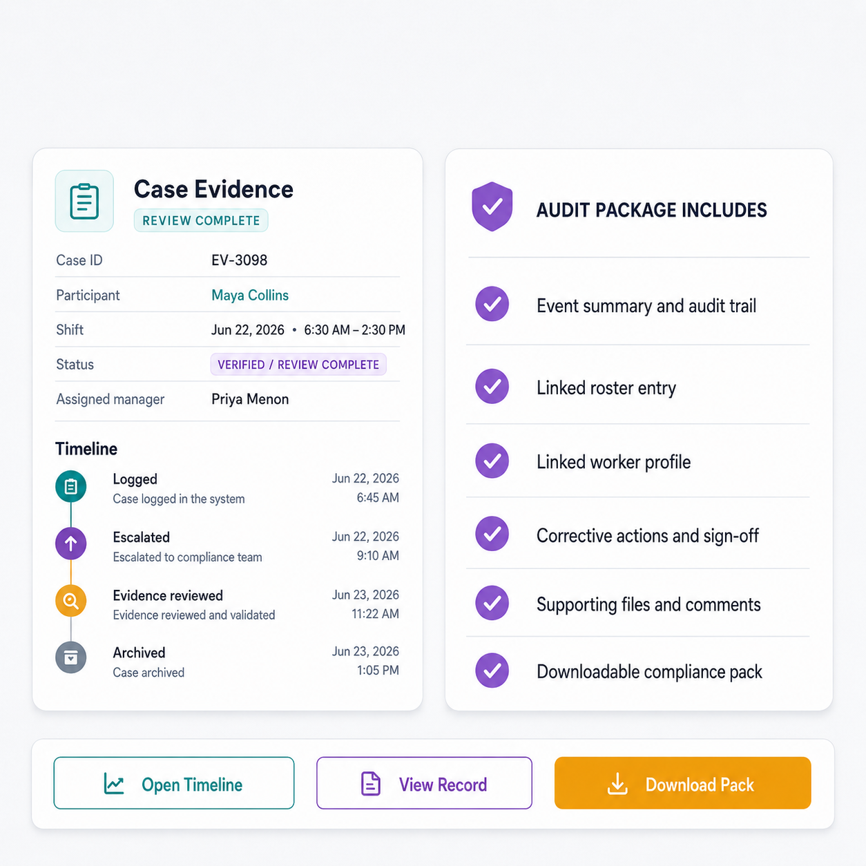 Built for audits